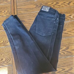 Vintage Joan D'Arc basic black jeans sz 17